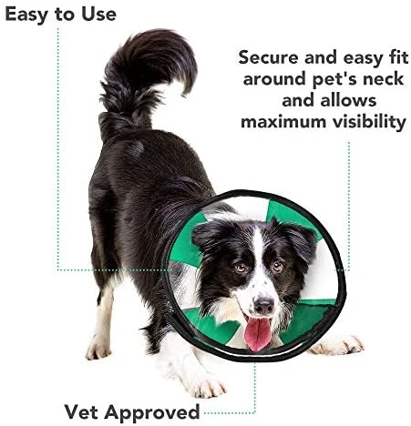 Mia's Pet Supply ProCollar Pet Recovery Cone E-Collar for Cats & Dogs - Comfortable & Adjustable 3 Mia's Pet Supply ProCollar Pet Recovery Cone E-Collar