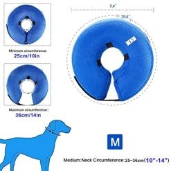 Mia's Pet Supply Apparel VST Comfortable Protective Inflatable Cone Collar