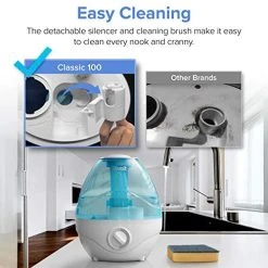 Mia's Pet Supply LEVOIT Humidifiers For Bedroom, 2.4L Ultrasonic Cool Mist Humidifier