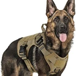 Mia's Pet Supply Tactical Dog Harness Vest with Handle - Large Size, Durable & Comfortable for Dogs 26 Mia's Pet Supply Leashes And Harness Tactical Dog Harness Vest Large With Handle
