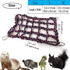 Mia's Pet Supply Rabbit Houses & Accessories Ventilation Pet Cage Hammock,