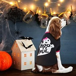 Mia's Pet Supply Apparel 5 Pcs Fall Halloween Dog Shirt Halloween
