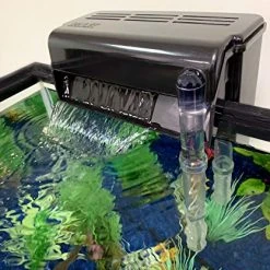 Mia's Pet Supply Fish Products 55 Gallon Filter With Built-in Water Change Siphon, Gravel Cleaner,