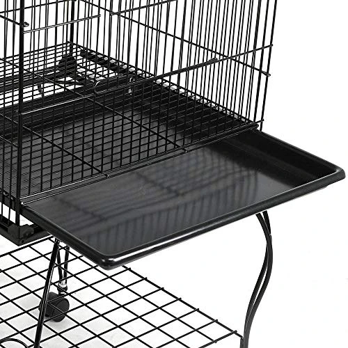 Yaheetech 55-inch Rolling Standing Triple Roof Top Medium Parrot Cage - Wholesale Mia's Pet Supply Aviary & Perches 5 Mia's Pet Supply Aviary & Perches Yaheetech 55-inch Rolling Standing Triple Roof Top Medium Parrot Cage