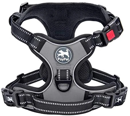 Mia's Pet Supply PoyPet No Pull Dog Harness - Reflective, No Choke Front Lead for Comfort & Safety 8 Mia's Pet Supply PoyPet No Pull Dog Harness, No Choke Front Lead Dog Reflective Harness Leashes And Harness