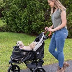Mia's Pet Supply No-Zip Jogger Pet Stroller for Cats & Dogs - Lightweight Travel Stroller 13 Mia's Pet Supply Pet Gear No-Zip Jogger Pet Stroller For Cats/Dogs Travel