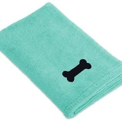 Mia's Pet Supply DII Bone Dry Microfiber Dog Bath Towel with Embroidered Paw Print - Quick Dry & Absorbent 41 Mia's Pet Supply DII Bone Dry Microfiber Dog Bath Towel With Embroidered Paw Print Hygiene