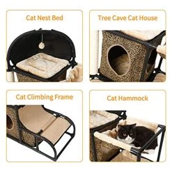 Mia's Pet Supply Cat Tree for Large Cats - Super Stable Cat Furniture with Scratching Posts & Perches 19 Mia's Pet Supply Cat Tree For Large Cats Super Stable Cat Furniture