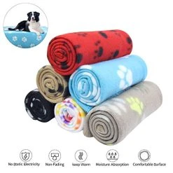 Mia's Pet Supply : AK KYC 6 Pack Mixed Puppy Blanket Cushion Dog Cat Fleece Blankets Bedding