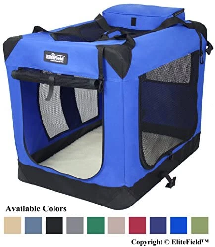 Mia's Pet Supply EliteField 3-Door Folding Soft Dog Crate - Indoor & Outdoor Travel Pet Home 8 Mia's Pet Supply EliteField 3-Door Folding Soft Dog Crate, Indoor & Outdoor Pet Home Travel