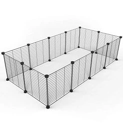 Mia's Pet Supply : Tespo Pet Playpen, Small Animal Cage Indoor Portable Metal Wire Yd Fence