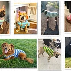 Mia's Pet Supply Camisetas Para Cachorro Con Tiras Anchas Para Perro, Ropa Para Mascotas,