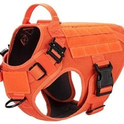 Mia's Pet Supply ICEFANG Tactical Dog Harness With 2X Metal Buckle, Leashes And Harness