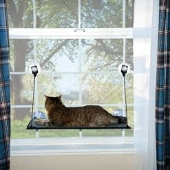 K&H Pet Products EZ Mount Window Kitty Sill - Gray Cat Bed for Indoor Cats | Promo Mia's Pet Supply 13 Mia's Pet Supply K&H Pet Products EZ Mount Window Kitty Sill Gray Bedding