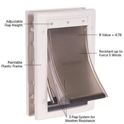 Mia's Pet Supply : Pet Safe Extreme Weather Pet Door, Houses, Pens & Crates