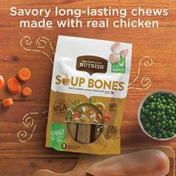 Mia's Pet Supply Training : Rachael Ray Nutrish Soup Bones Dog Treats, Real Chicken & Veggies Flavor, 12.6 Oz. Bag :