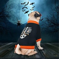 Mia's Pet Supply Apparel 5 Pcs Fall Halloween Dog Shirt Halloween