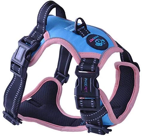 Mia's Pet Supply 2019 Upgraded No-Pull Dog Harness - 3M Reflective Adjustable Vest for Dogs 16 Mia's Pet Supply Leashes And Harness PHOEPET 2019 Upgraded No Pull Dog Harness, 3M Reflective Adjustable Vest