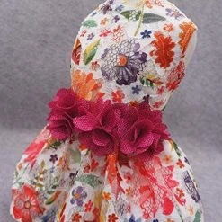 Mia's Pet Supply Apparel Fitwarm Flower Dog Dress For Pet Clothes