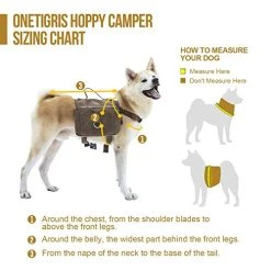 Mia's Pet Supply OneTigris Dog Pack Hound Travel Camping Hiking Backpack Saddle Bag
