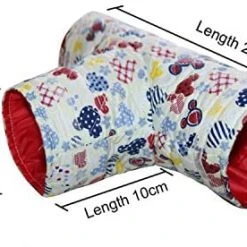 Mia's Pet Supply RYPET Small Animal Play Tunnel, Collapsible Guinea Pig Toys Tunnel For Hamster, Rabbit Houses & Accessories