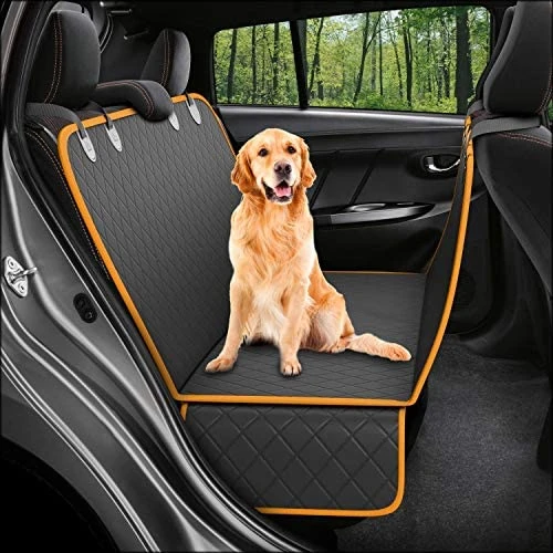 Mia's Pet Supply Dog Back Seat Cover Protector - Durable Travel Car Seat Cover for Dogs 1 Mia's Pet Supply Dog Back Seat Cover Protector Travel