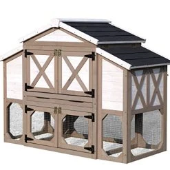 Mia's Pet Supply Zoovilla Country Style Chicken Coop Metal Nest Box