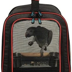 Mia's Pet Supply Colorday Lightweight Bird Carrier, Bird Travel Cage Aviary & Perches