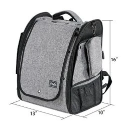 Mia's Pet Supply Petsfit Bird Carrier With Stainless Steel Bowl, Slide Tray