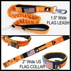 Mia's Pet Supply TACTICAL BUNGEE K9 DOG LEASH - 1.5" INCH WIDE DOG LEASHES Leashes And Harness