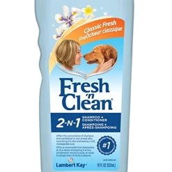 Mia's Pet Supply Fresh N Clean 2 In 1 Shampoo 18 Oz Hygiene