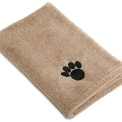 Mia's Pet Supply DII Bone Dry Microfiber Dog Bath Towel with Embroidered Paw Print - Quick Dry & Absorbent 39 Mia's Pet Supply DII Bone Dry Microfiber Dog Bath Towel With Embroidered Paw Print Hygiene