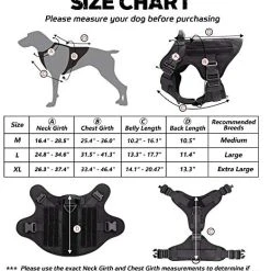 Mia's Pet Supply Tactical Dog Harness Vest with Handle - Large Size, Durable & Comfortable for Dogs 21 Mia's Pet Supply Leashes And Harness Tactical Dog Harness Vest Large With Handle