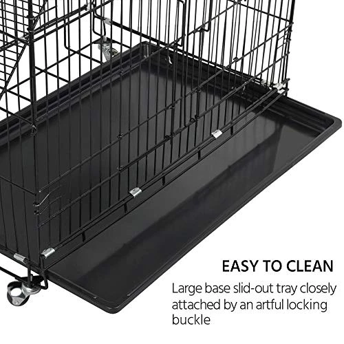 Mia's Pet Supply Topeakmart 4-Tier Foldable Cat Cage & Rabbit House - Durable & Spacious Pet Home 6 Mia's Pet Supply Topeakmart 4-Tier Foldable Kitten Cat Home Cages Rabbit Houses & Accessories