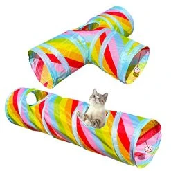 Mia's Pet Supply Cat Toys Cat Tunnel Toy And Cubes Combo, Cat Tunnels For Indoor Cats