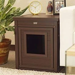 Mia's Pet Supply EcoFlex Litter Box Cover/End Table, Russet, Standard