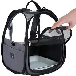 Mia's Pet Supply A4Pet Bird Travel Carrier Transparent Breathable Bird Cage