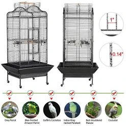 Mia's Pet Supply Yaheetech Extra Large Open Playtop Bird Cage