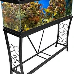 Mia's Pet Supply Fish Products Aquatic Fundamentals 55 Gallon Metal Aquarium Stand