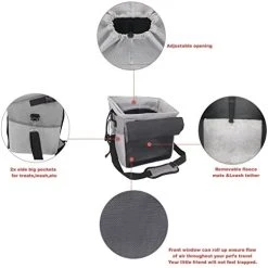 Mia's Pet Supply Travel Pet Carrier Bicycle Basket Bag Pet Carrier/Booster