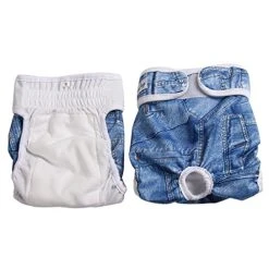 Cheap Mia's Pet Supply Store 5 Mia's Pet Supply : JoyDaog(3 Pack Small Dog Diapers For Female Reusable Premium Puppy Wrap S