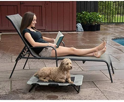Mia's Pet Supply Elevated Pet Cot Bed - No Assembly Required, Durable & Comfortable for Cats & Dogs 5 Mia's Pet Supply Pet Gear Lifestyle Pet Cot Elevated Bed | No Assembly Required