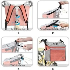 Mia's Pet Supply RAYMACE Pet Bicycle Booster Carrier for Puppy & Small Breeds - Safe & Durable Travel Solution 12 Mia's Pet Supply RAYMACE Pet Bicycle Booster Carrier For Puppy Or Small Breeds