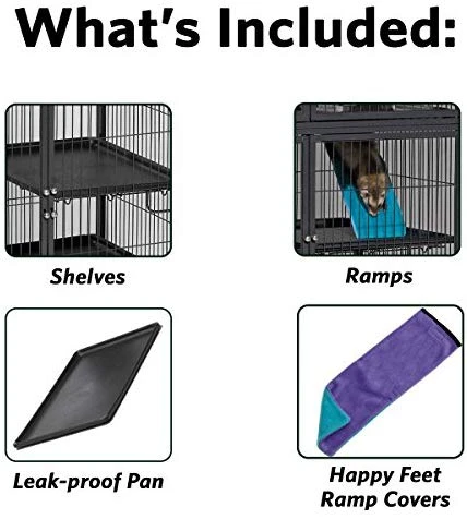 MidWest Homes For Pets Deluxe Ferret Nation Cage - Durable & Spacious Ferret Habitat 6 Mia's Pet Supply MidWest Homes For Pets, Deluxe Ferret Nation,