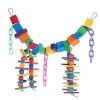 Mia's Pet Supply : Pure Natural Colorful Wood Parrot Toys,