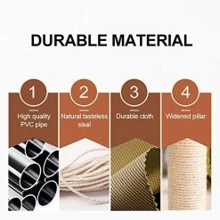 Mia's Pet Supply Cat Tree for Large Cats - Super Stable Cat Furniture with Scratching Posts & Perches 21 Mia's Pet Supply Cat Tree For Large Cats Super Stable Cat Furniture