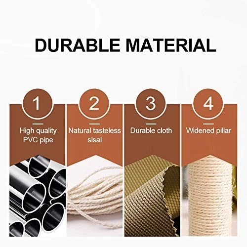 Mia's Pet Supply Cat Tree for Large Cats - Super Stable Cat Furniture with Scratching Posts & Perches 5 Mia's Pet Supply Cat Tree For Large Cats Super Stable Cat Furniture