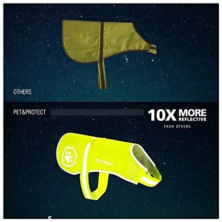 Mia's Pet Supply Apparel Pet & Protect Premium Reflective Dog Vest - High Visibility Safety Gear for Dogs 5 Mia's Pet Supply Apparel Pet & Protect Premium Dog Reflective Vest