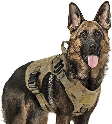 Mia's Pet Supply Tactical Dog Harness Vest with Handle - Large Size, Durable & Comfortable for Dogs 15 Mia's Pet Supply Leashes And Harness Tactical Dog Harness Vest Large With Handle