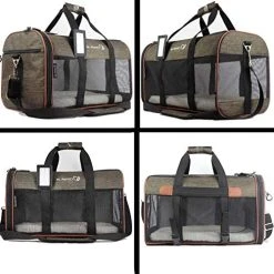 Mia's Pet Supply Mr. Peanut's Rhodium Series Airline Capable Soft Sided Pet Carrier Travel